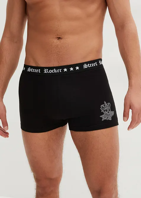 Boksershorts i ettersittende modell (3-pack), bonprix