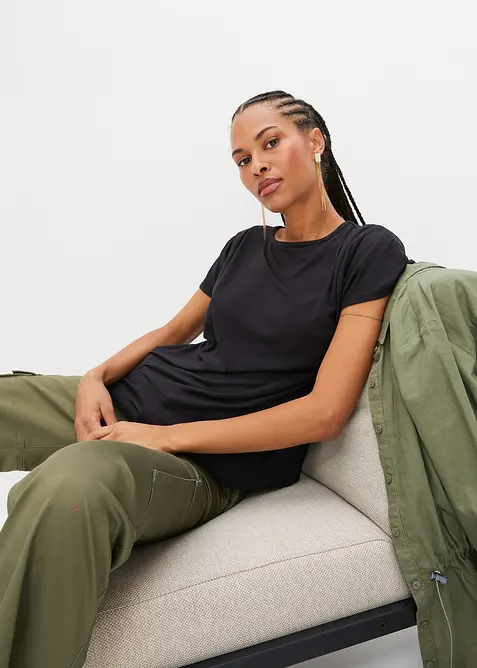 T-skjorte i myk viskose, bonprix