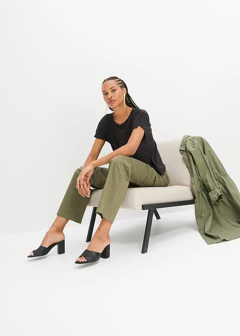 T-skjorte i myk viskose, bonprix