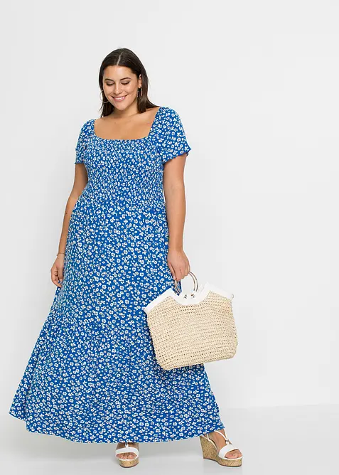 Maxikjole i viskosemiks, bonprix