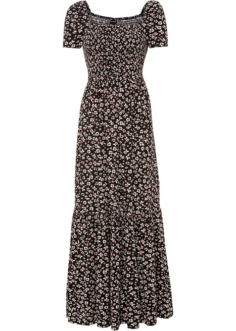 Maxikjole i viskosemiks, bonprix