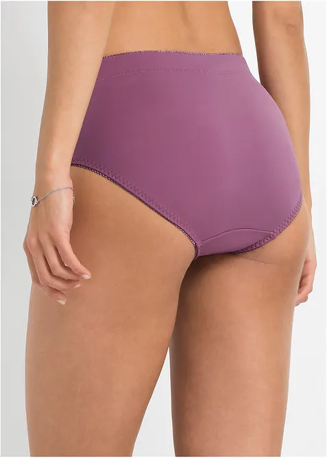 Formende truse med broderi (2-pack), bonprix