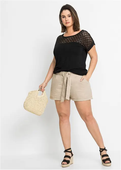 Topp i myk viskosemiks, bonprix