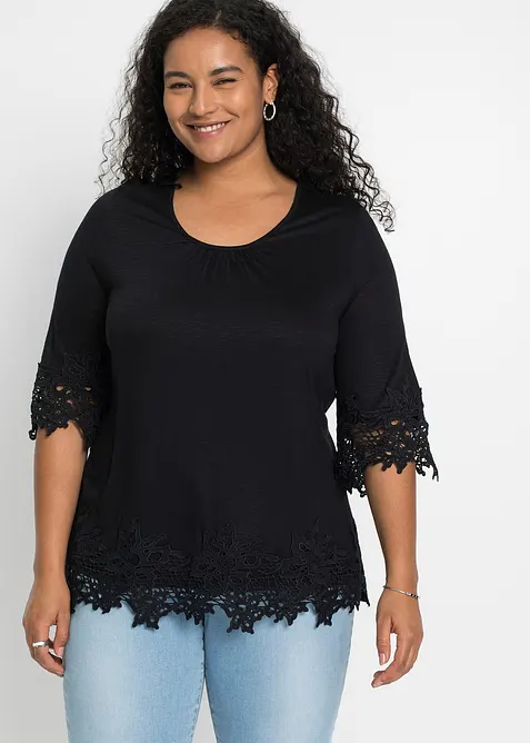 Topp i viskose, bonprix