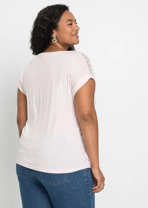 Topp med blonder, bonprix