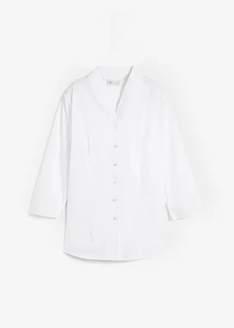 Bluse med ståkrage, bonprix