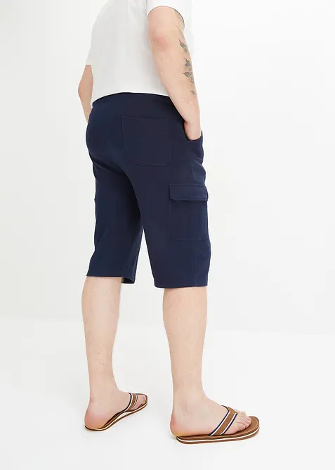 Lang cargo-bermudashorts i 100% bomull, Regular Fit, bonprix