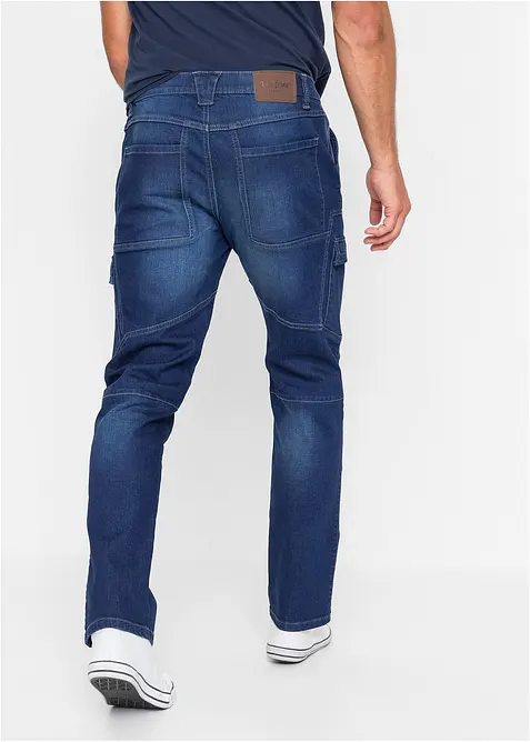 Regular Fit-cargojeans med stretch, Straight, bonprix