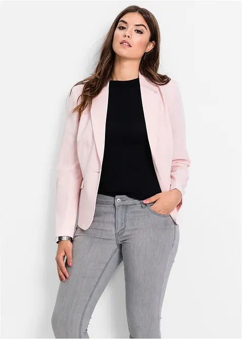 Kort blazer med klaffelommer, bonprix
