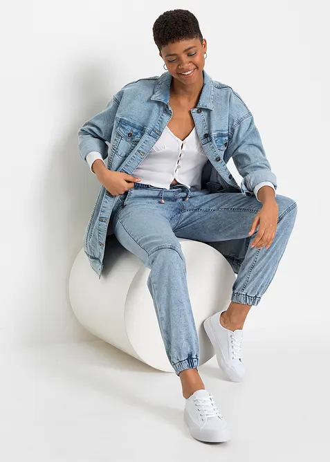 Joggejeans Mid Waist, stretch, bonprix