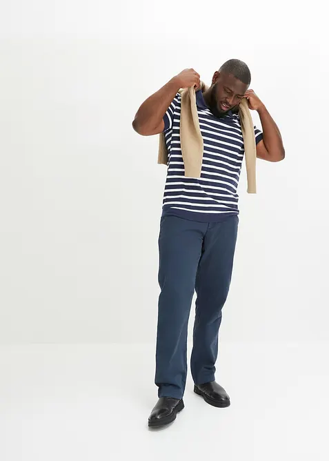 Poloskjorte med &oslash;kologisk bomull, bonprix