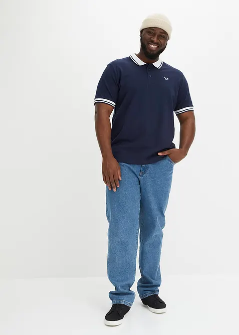 Piké-poloskjorte i økologisk bomull, bonprix