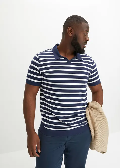 Poloskjorte med &oslash;kologisk bomull, bonprix