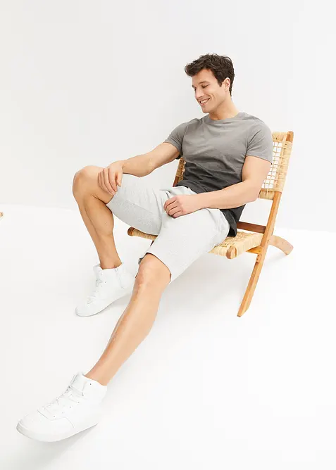 T-skjorte i ren bomull, Slim Fit, bonprix