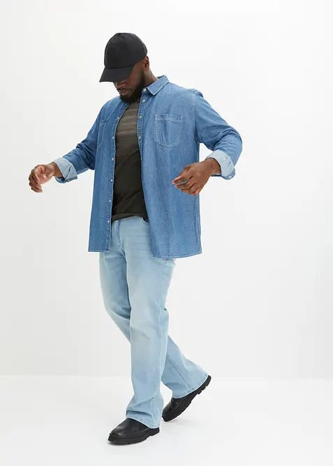 T-skjorte i ren bomull, Slim Fit, bonprix