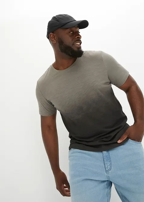 T-skjorte i ren bomull, Slim Fit, bonprix