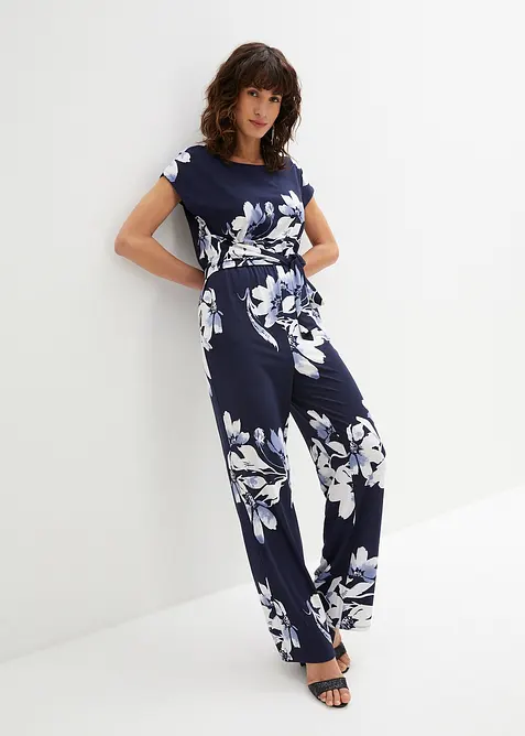 Jumpsuit med knytebelte, bonprix