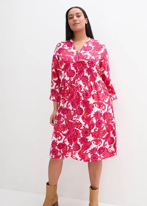 Skjortekjole i lett viskose, bonprix