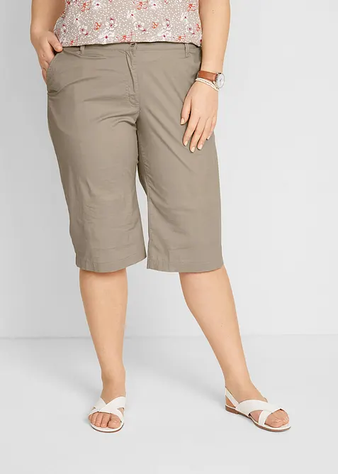 Lang bermudashorts med elastisk linning, bonprix