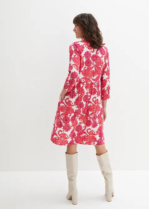 Skjortekjole i lett viskose, bonprix