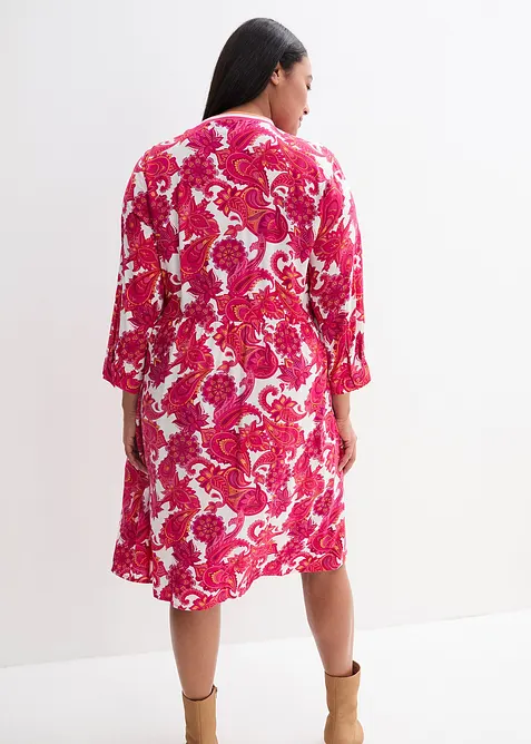 Skjortekjole i lett viskose, bonprix