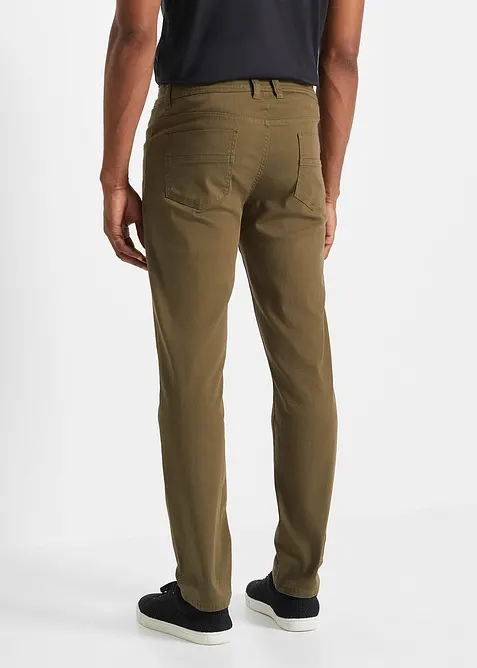Regular fit-bukse med stretch, Straight, bonprix