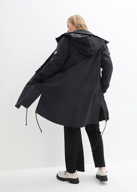 Trench-parkas med store lommer, bonprix