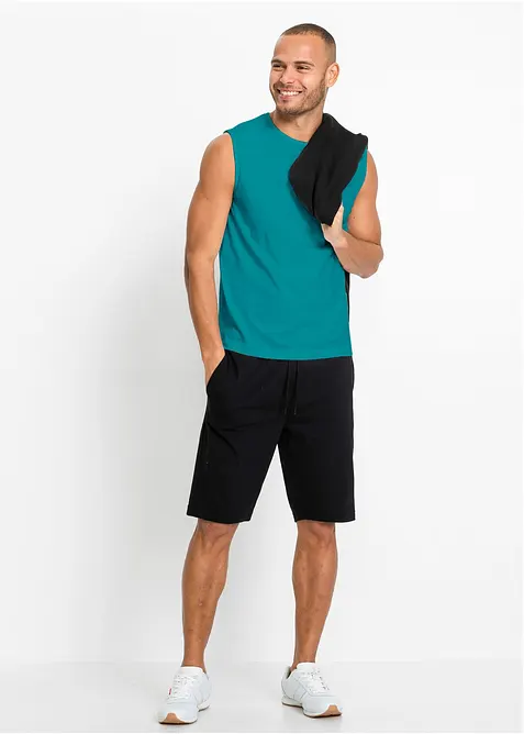 Bermudashorts i lett trikotmateriale (2-pack), bonprix
