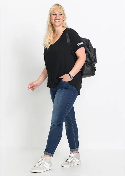 T-skjorte i ren bomull, bonprix