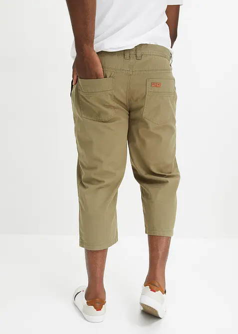 Lang bermudashorts i ren bomull, Regular Fit, bonprix