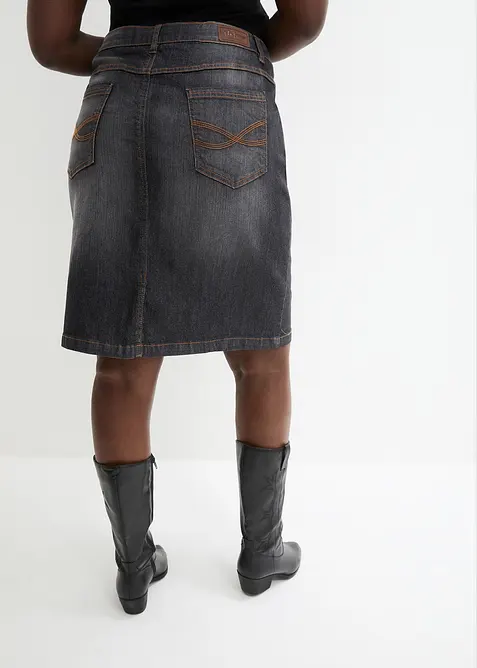 Stretch-jeansskj&oslash;rt, bonprix