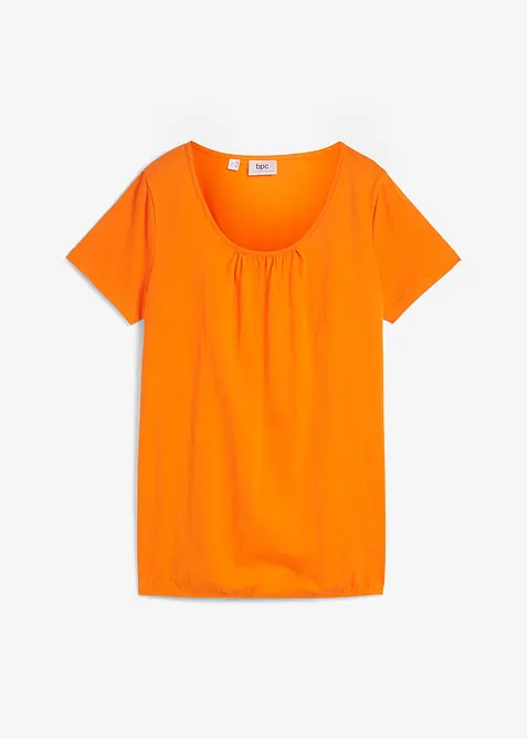 Topp i 100% bomull, kortermet, bonprix