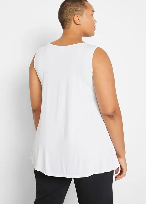 Lang topp av myk viskose, 2-pack, bonprix