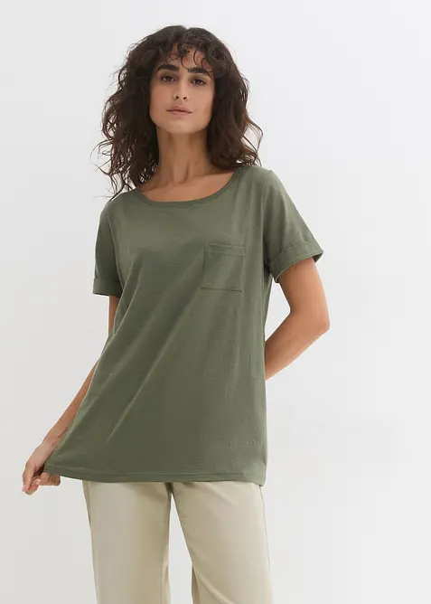 T-skjorte i 100% bomull, bonprix