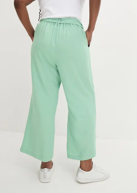 Culotte i luftig linmiks, bonprix