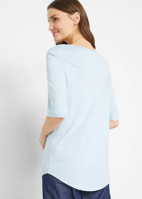 Lang topp i myk viskose (2-pack), bonprix