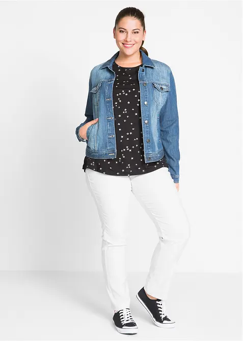 Bengalin-bukse med stretch, Straight, bonprix