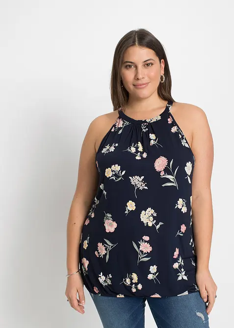 Ermeløs topp i viskosemiks, bonprix