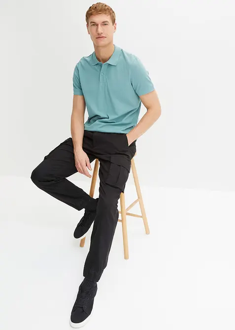 Piké-poloskjorte i 100% økologisk bomull, bonprix