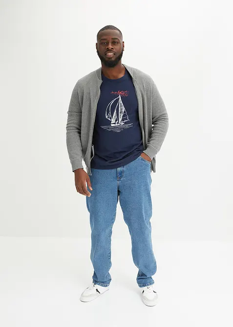 T-skjorte i 100% økologisk bomull (2-pack), bonprix