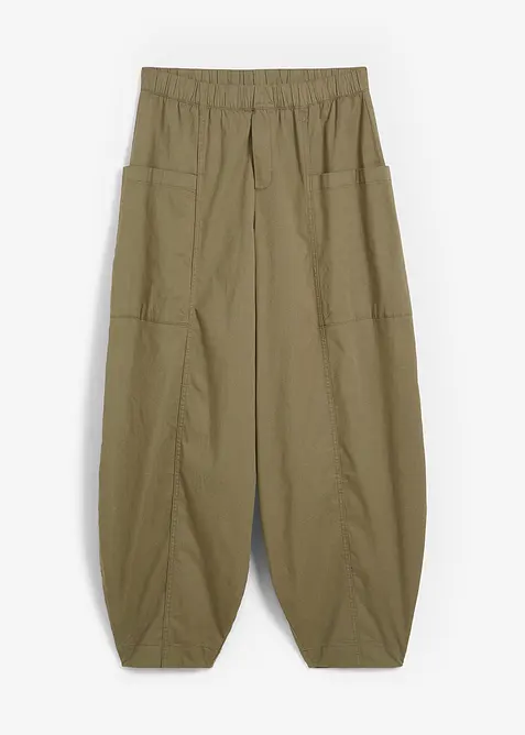 Twillbukse i elastisk bomullsmiks, bonprix