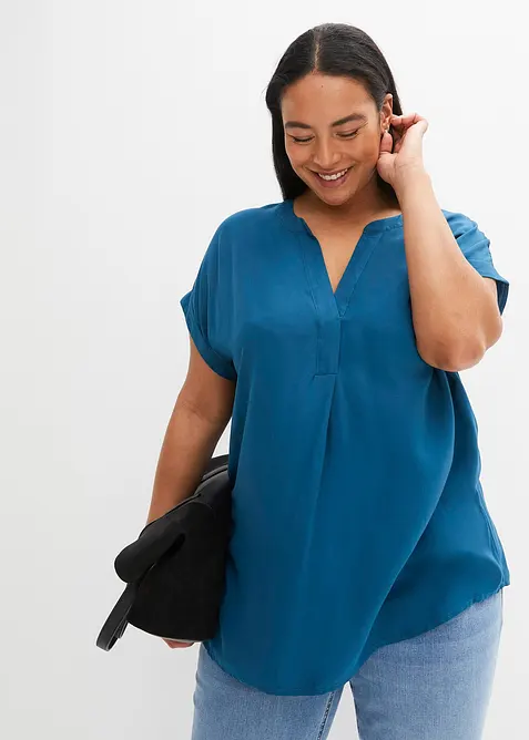 Bluse i 100% viskose, bonprix