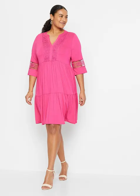 Tunikakjole i myk viskose, bonprix