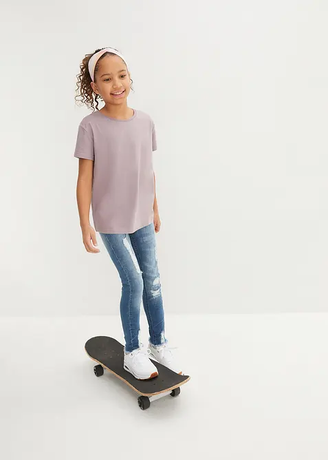 T-skjorte i &oslash;kologisk bomull (3-pack), bonprix