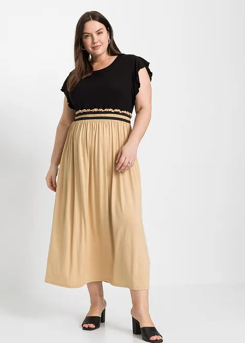 Jerseykjole i viskose, bonprix