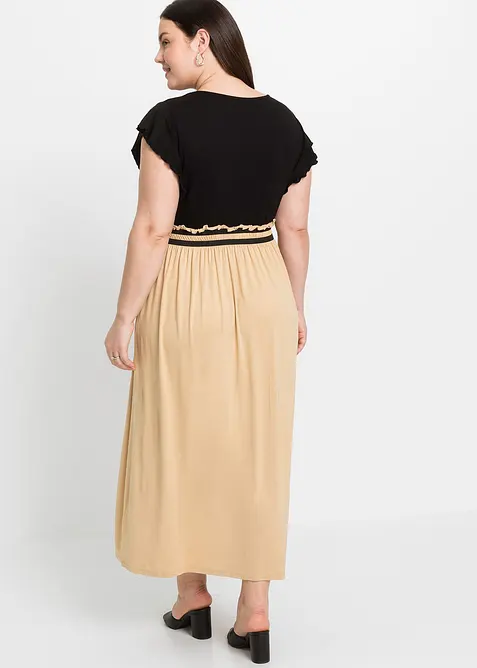 Jerseykjole i viskose, bonprix