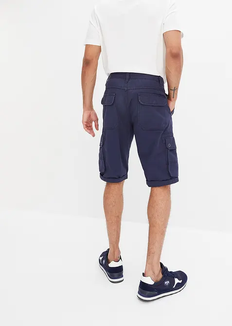 Cargo-bermuda i ren bomull, Regular Fit, bonprix