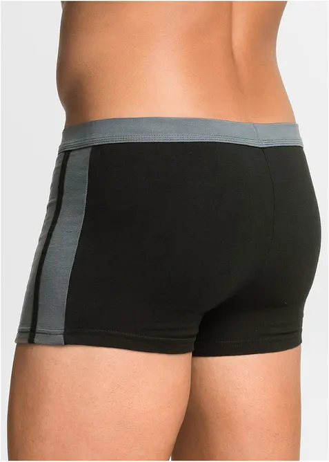Boksershorts med bomull i ettersittende modell (3-pack), bonprix