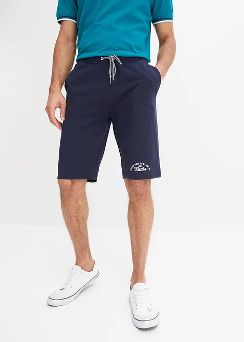 Jersey bermudashorts i 100% &oslash;kologisk bomull, bonprix