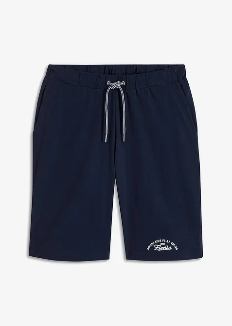 Jersey bermudashorts i 100% &oslash;kologisk bomull, bonprix